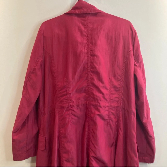 GODSKE Sz 42 Drawstrings Bottom and Waist  Pockets Lined Lagenlook Raincoat - Picture 10 of 11